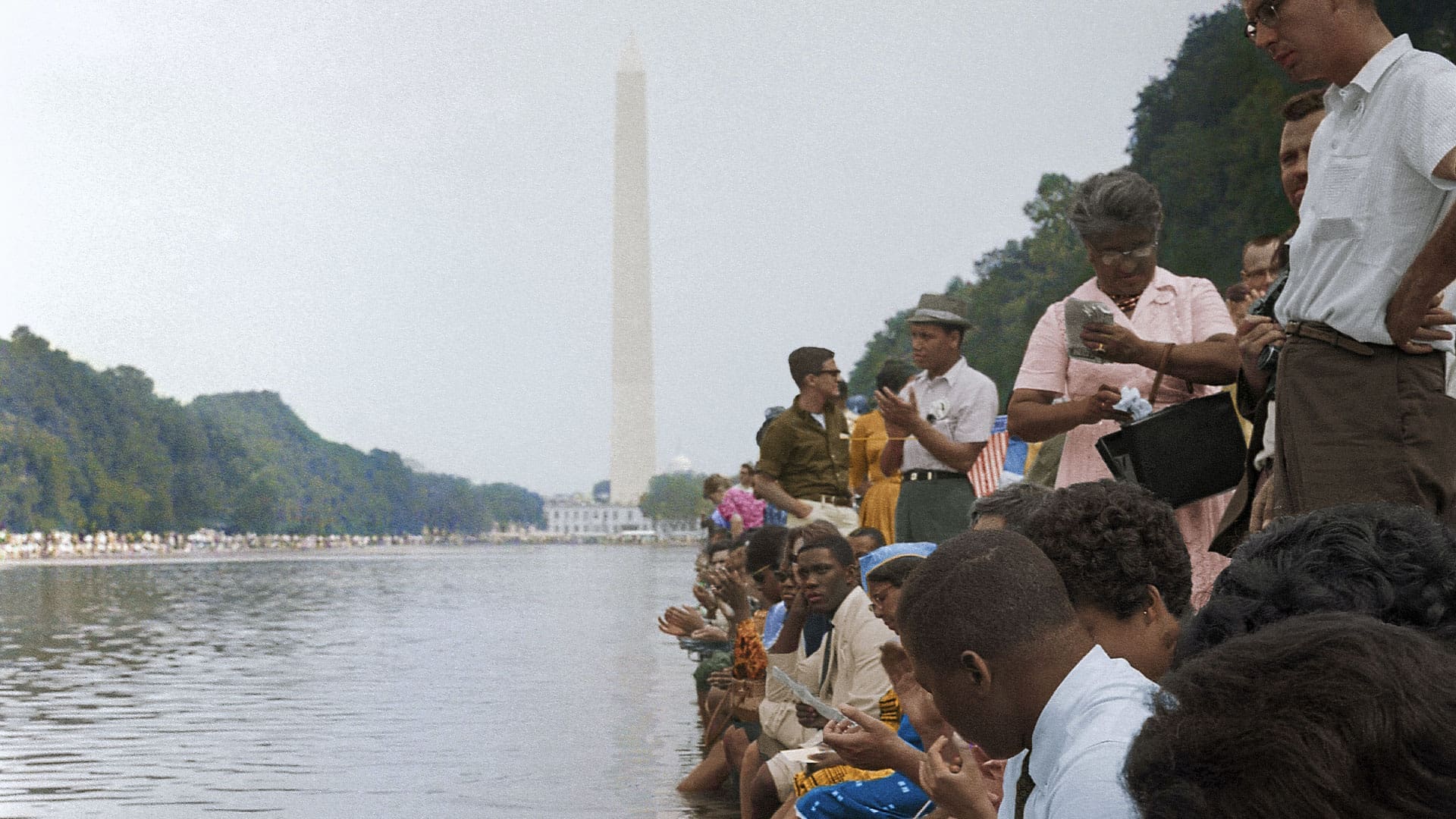 Lincoln Reflecting Pool. Featured image for The Stories at Our Table. An essay by Gregory Thompson on public memory.