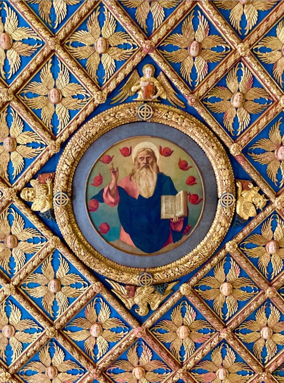 Image of God the Father on the ceiling